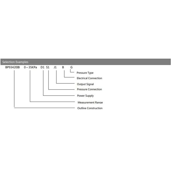 HT Sensor Piezoresistive OEM Hydraulic Pressure Transmitter BP93420-IB Pressure Sensor