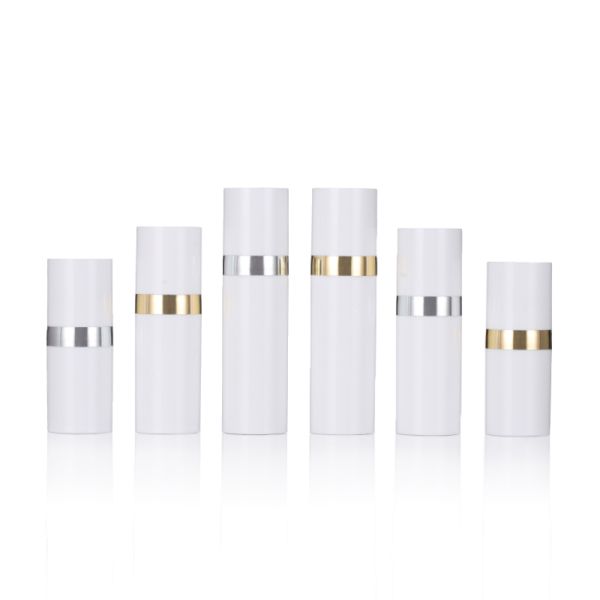 High Quality Sample Small Bottles 15ml Sun Cosmetic Airless Bottle for Men