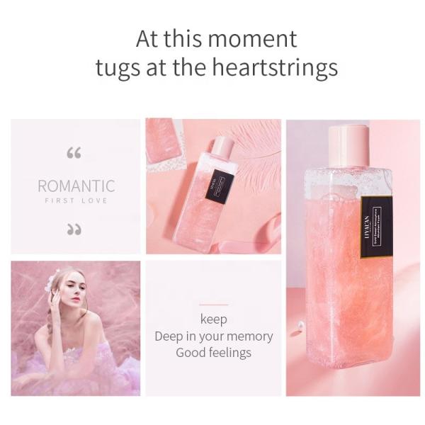 Natural Vegan Hotel Shower Gel Whitening Perfume Bath Liquid Foaming Body Wash