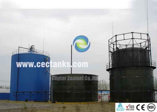 Tanques de armazenamento de águas residuais industriais municipais com revestimento de esmalte
