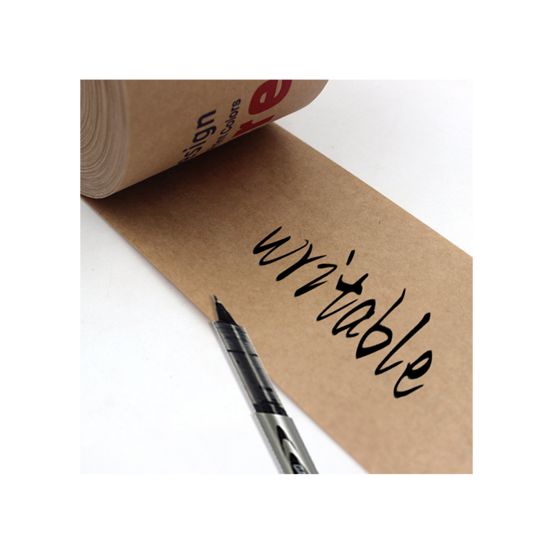 Custom Logo Printed Packaging Packing Customized Kraft Paper Custom Packing Tape With Logo Printing 4Cm 4713