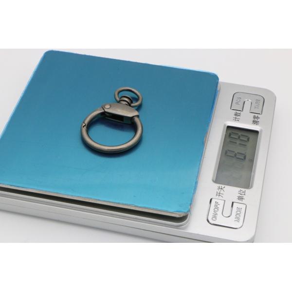 Hot sale luggage bags accessories custom handbag shiny gold color metal spring o ring