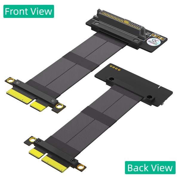 SFF-8639 U.2 90° до PCI-E 3.0 4X кабель расширения ленты для быстрой подключения