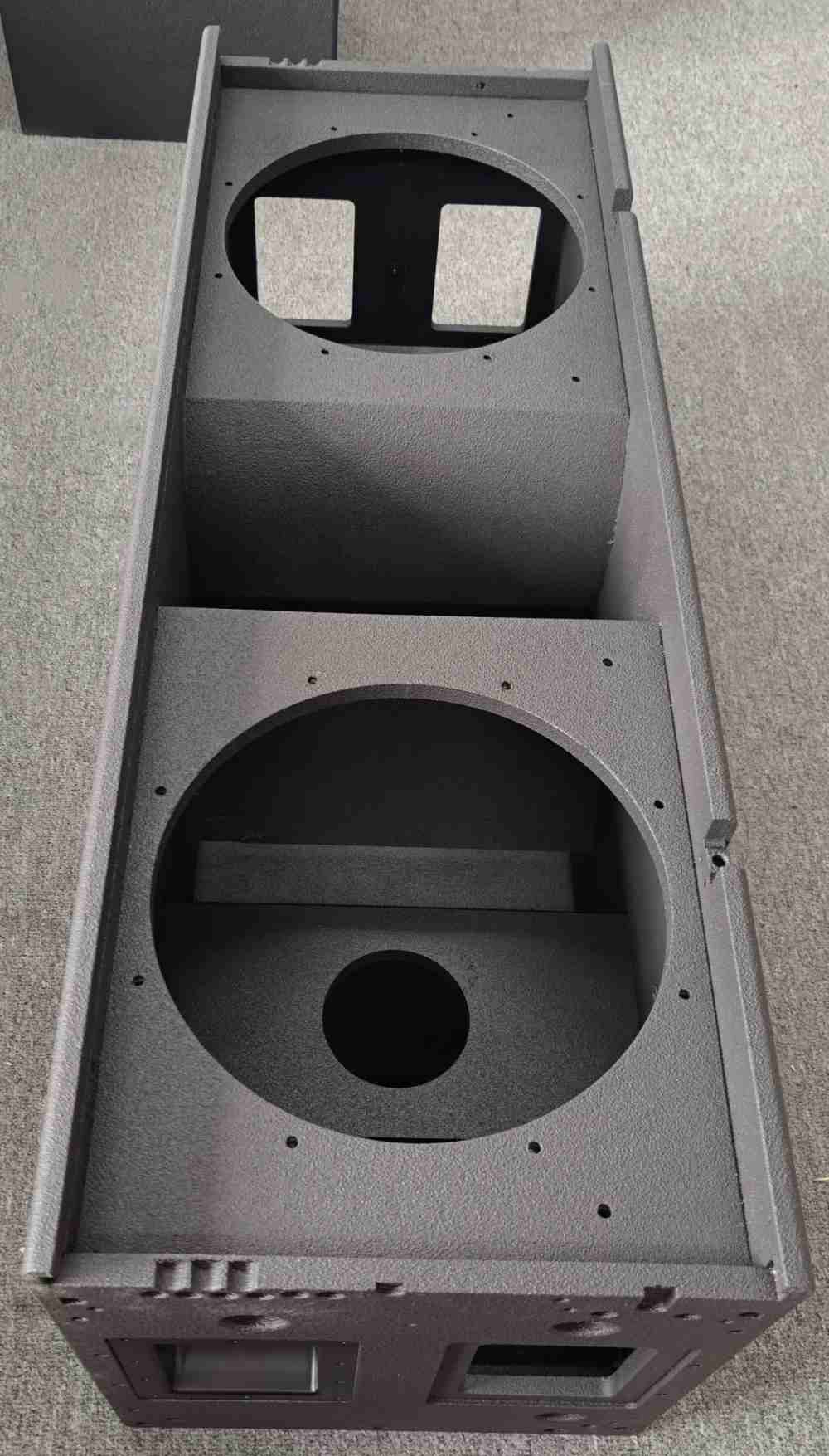 flyable 2x15 bass bin 1200w neodymium woofer speaker