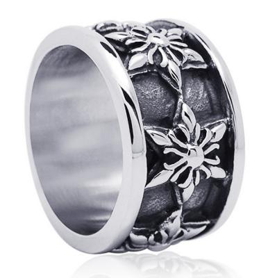 Retro fashion jewelry hexagram right Zhi-long titanium steel men's jewelry
