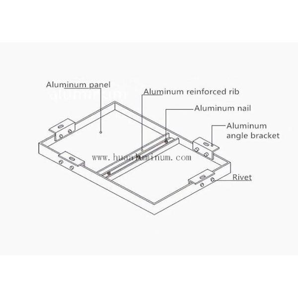 Anti Corrosion Aluminium Solid Panel Wooden Finishing 4mm Aluminum Sheet