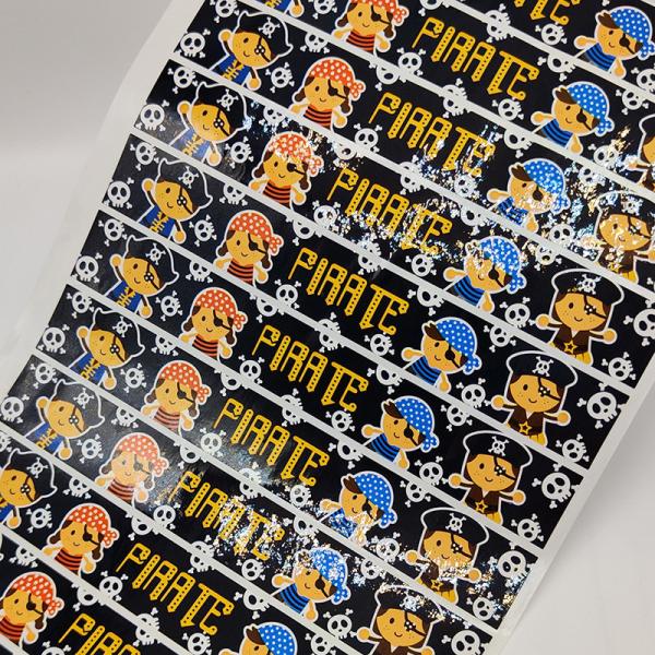 Matte Waterproof Vinyl Sticker Paper Outdoor BOPP CMYK Printing Label Sticker Paper
