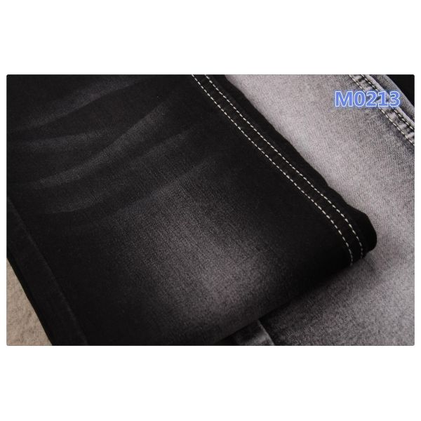 Satin Super Stretch Denim Jeans Eco-Friendly Polyester Fabric for Dresses Bags Shoes Home Textiles Coated Dyed Plain GRS