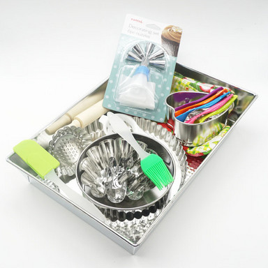 Multi Size Non Sticking Unique Baking Tools , 17PCS Kids Cake Baking Set