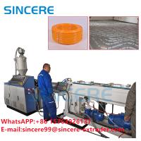 PB PEX PERT Plastic Pipe Extrusion Line For Corrugated Tube Manufacturing