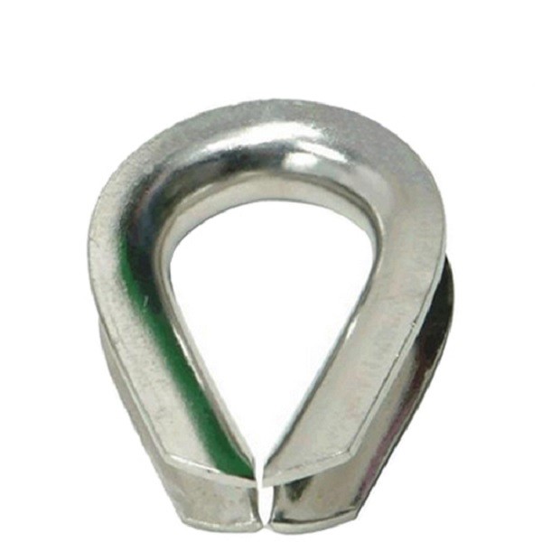 Carbon Steel Wire Rope Galvanised Thimbles For Steel Cable M4 - M28