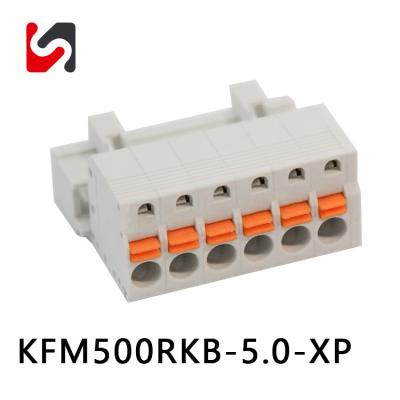 5.0mm Pitch 300V Phoenix Pluggable Terminal Blocks Male 2P-24P Chinese