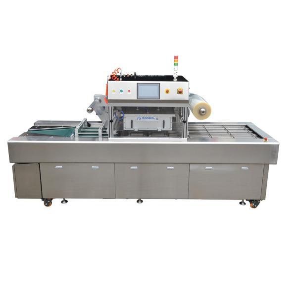 Nitrogen Filling Food Tray Vacuum Sealer Fruit Container Packing Sealing Machine