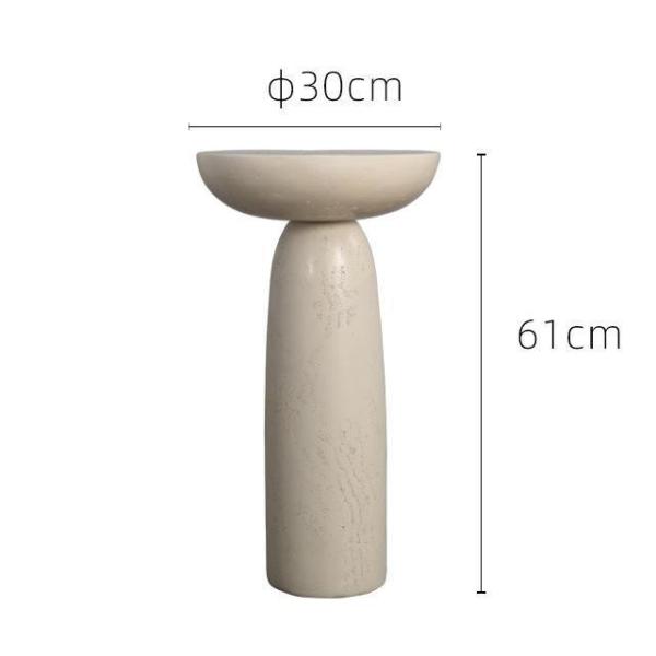 Wood In Painting Hotel Coffee Table  Small Round Side Tables