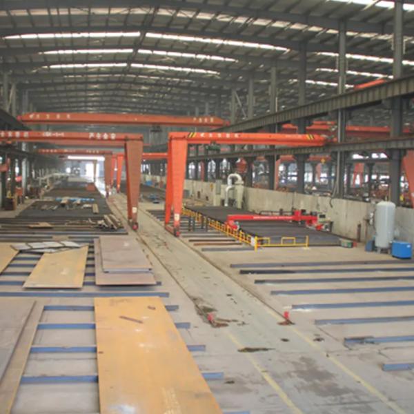 H Beam Structural Steel Bridge Q235B Industrial Plant Steel Structure Prefabricated