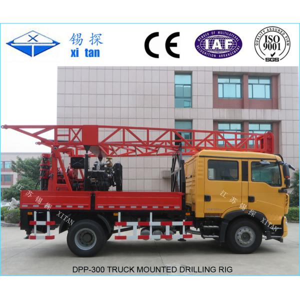 Plataforma de perforación montada camión con profundidad del agujero DPP del 150m - de los 600m - 300