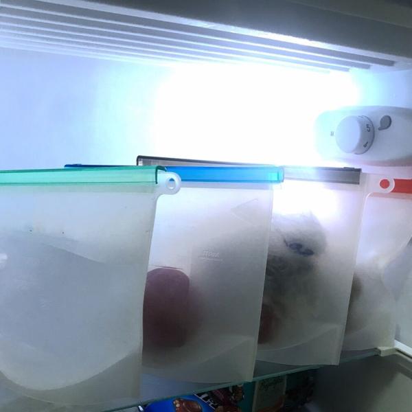 Reusable Silicone Food Storage Bag High Quality Silicone Kitchenware Silicone Fresh Container
