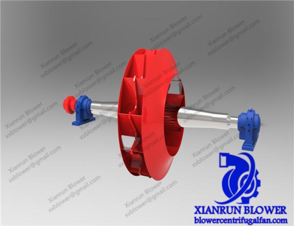 Wear Resistant Centrifugal Fan Blades Carbon Steel For Cement Plant