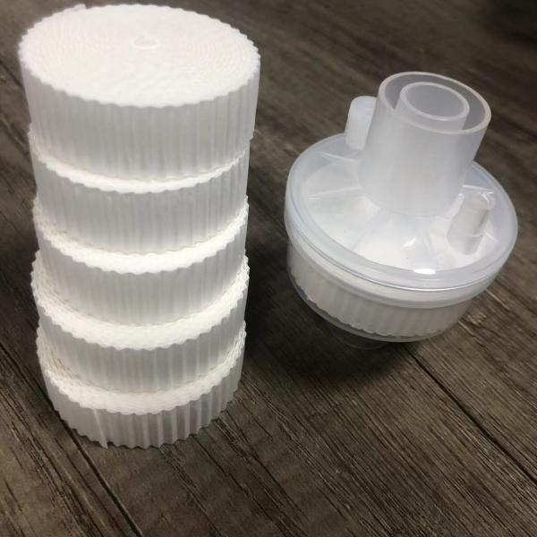 Papel de filtro HME eletrostático de grau médico classe I BFE Tecido não tecido Algodão de ar quente
