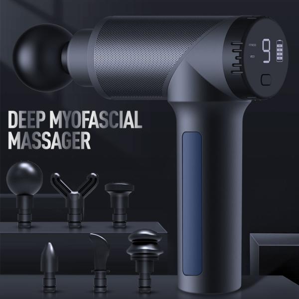 Hand held portable wireless sports fascia muscle mini electric percussion massagers gun