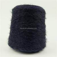 Longs cheveux de tricotage Ping Pong Yarn Weaving Fur Fabric
