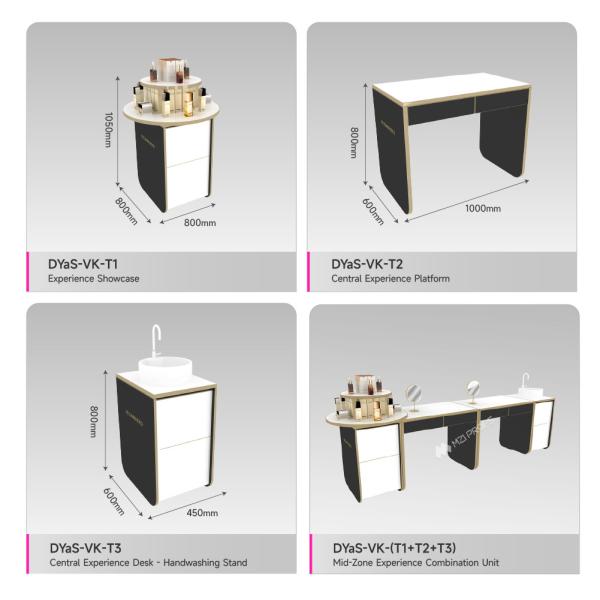 Perfume Shop Display Furniture Transparent Showcase Cabinet With Led Light Box For Retail Store Design And Cosmetic Store Decoration
