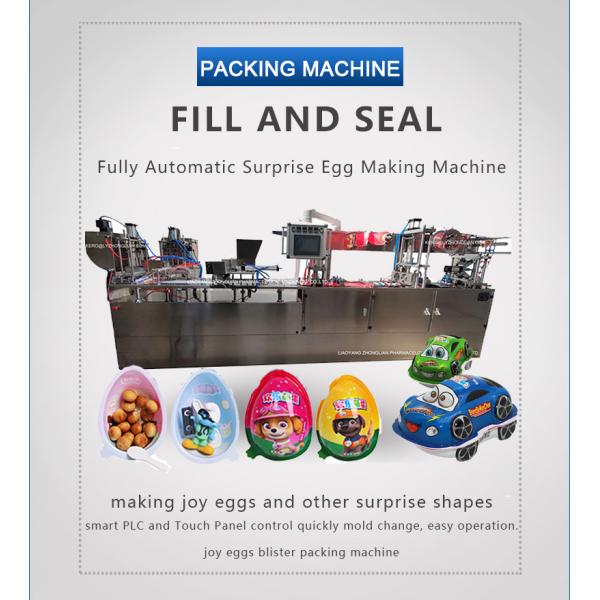 Машина для упаковки шоколадных яичных пузырей с небольшим отпечатком 6500*1000*1800 мм