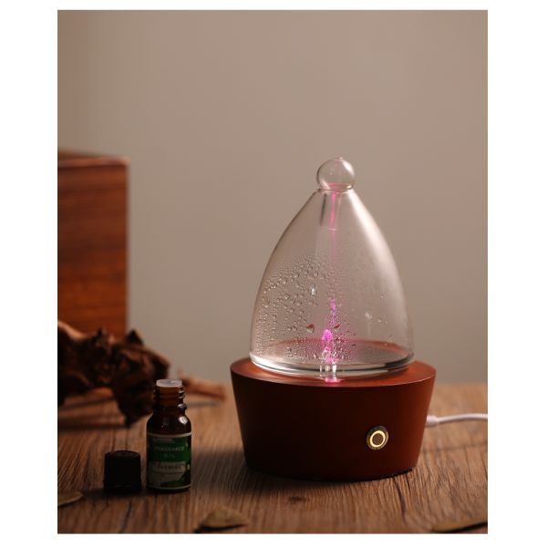 Customized Size Real Wood Essential Oil Diffuser Waterless High End For Hotels