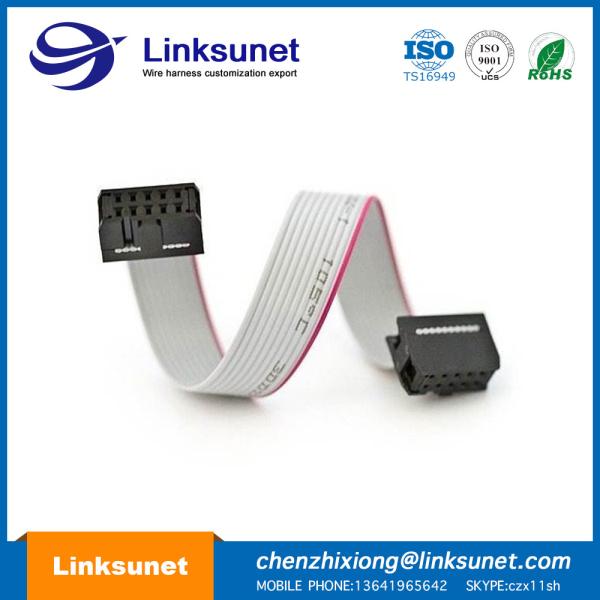 1.27MM PICH UL2651 - 28AWG JST IDC Connectors Ribbon Cable Gray PVC