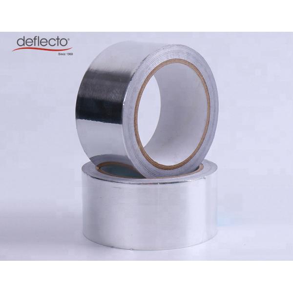 High Adhesion Aluminum Self Adhesive Tape / Air Duct Tape 75mm Width