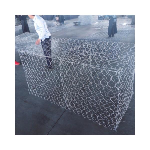 Galvanized Retaining Wall Fence Hexagonal Gabion Box Iron Wire Mesh for Garden Decoration