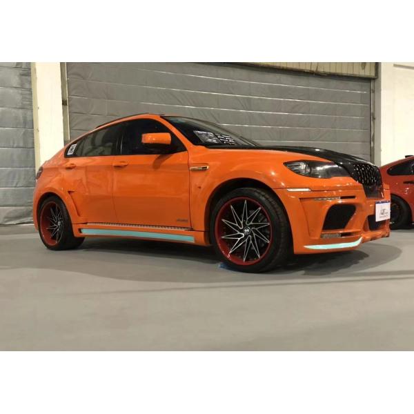 Venta caliente X6 E70 E71 Kit de cuerpo ancho Forbmw X6 Kit de cuerpo Frente y trasero Bumper Spoiler faldas laterales