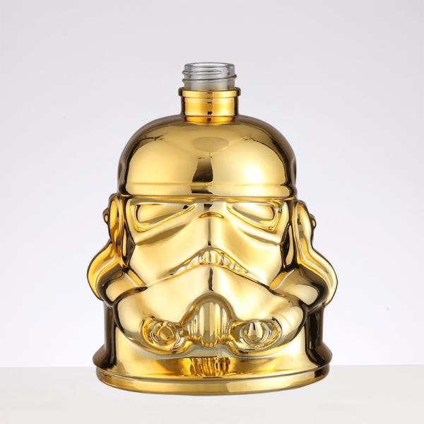 Elegante e atraente garrafa de vinho em forma humana para sua coleção