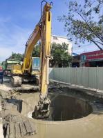 Braço deslizante de escavadeira durável PC200 Caisson Foundation Pit Engenharia Municipal Q355B 20T