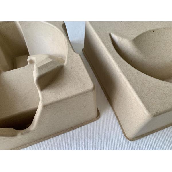 Пульпа OCC отлила упаковывая Biodegradable поднос в форму повторно использовала пульпу ThinWall изготовленную на заказ отлитую в форму