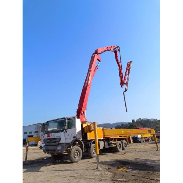 Used Hydraulic Machining Process 46-Meter Concrete Pump Truck for Putzmeister in 2014