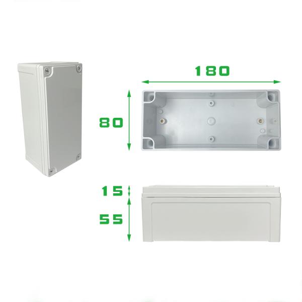 TY-8018070 Ip67 Электрическая коробка подключения водонепроницаемый терминал ABS пластиковый корпус