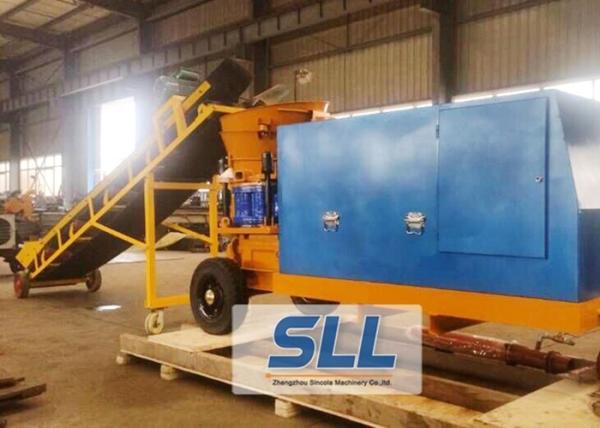 Automatic Loading Wet Shotcrete Equipment / Mortar Spraying Machine