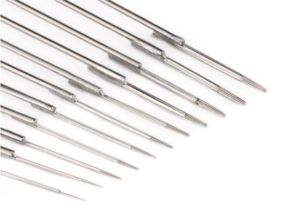Dual Stack Magnum 316L Stainless Steel Long Tattoo Needle Sterilized by E.O gas