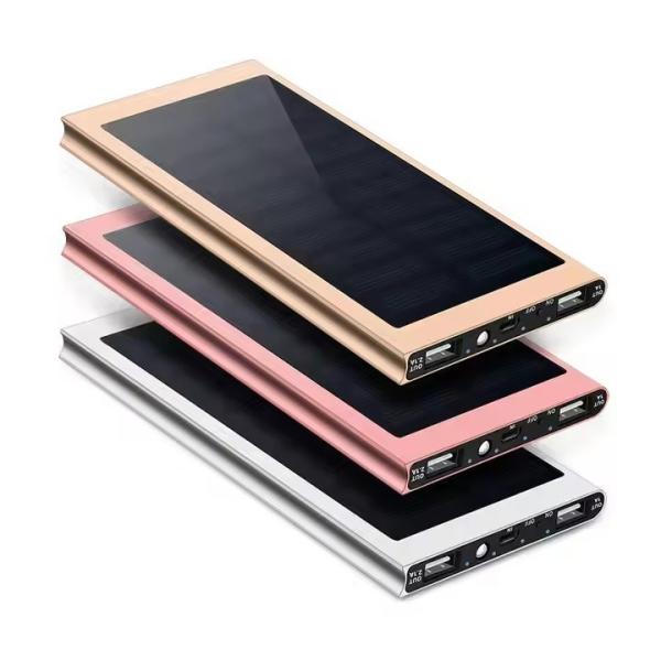 High Quality Solar Power Bank 8000mah Durable Solar Charger Portable for Mobile