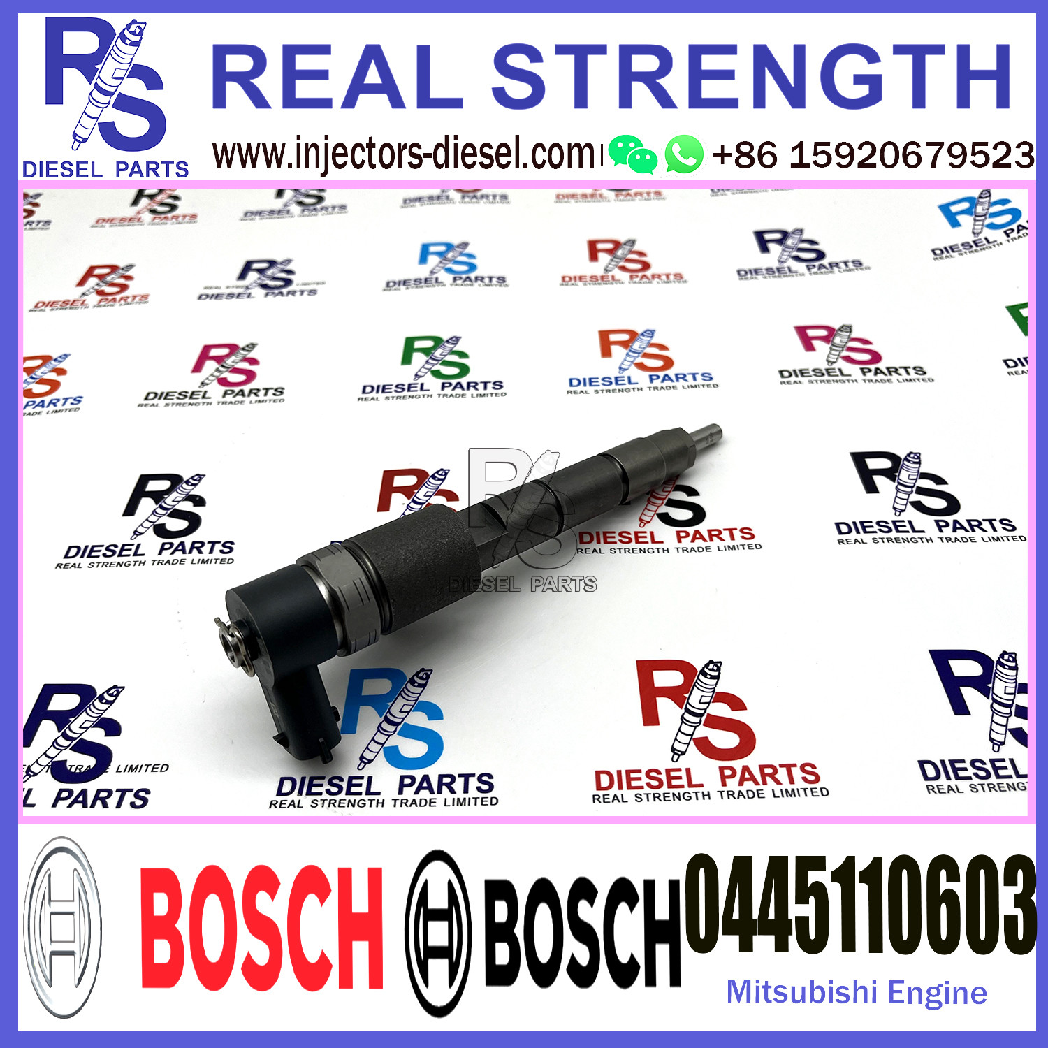 Собрание 0445110661 инжектора топлива коллектора системы впрыска топлива BOSCH 0445110603 32R61-10010 32R61-00010 для двигателя МИЦУБИСИ L200