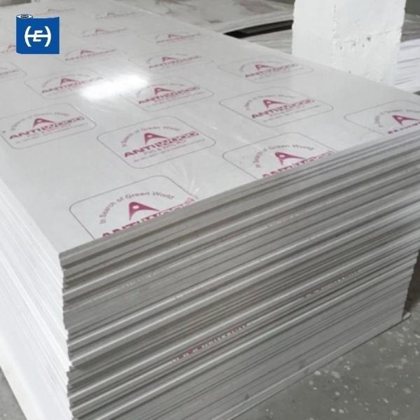Filme protetor de folha de mármore de PVC com revestimento UV altamente brilhante com impressão de logotipo personalizada