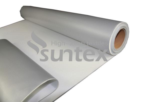 Da chama revestida da tela da fibra de vidro da borracha de silicone da isolação térmica material resistente