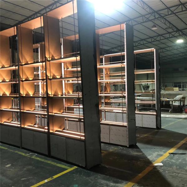 Stainless Steel Book Shelves Modern Tall Thin Gold Frame Decoration Bookshelf Tall White Home Office Bookcase