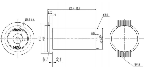Compact Capsule Slip Ring 1A 50 Channels Slip Ring manufacturer for Camera Gimbal