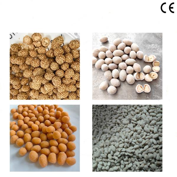 Machine automatique d'enrobage de noix en acier inoxydable pour cacahuètes, amandes et noix de cajou
