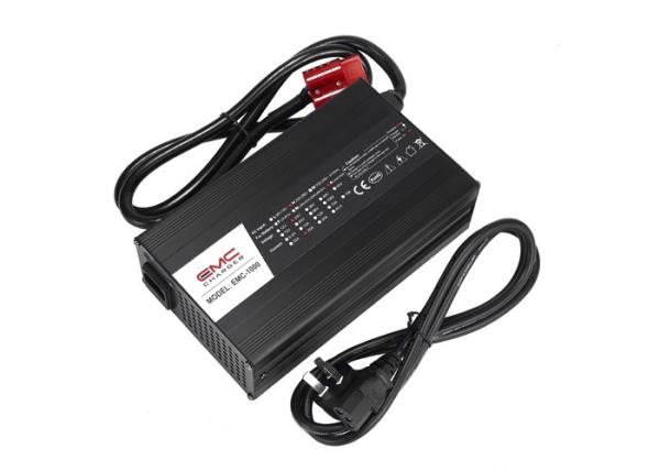 EMC-1000 120V5A Aluminum lead acid/ lifepo4/lithium battery charger for golf cart, e-scooter