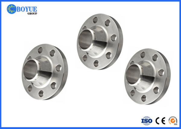 Nickel Alloy Steel Pipe Flange , Weld Neck Pipe Flanges ASME B16.5 UNS N02200