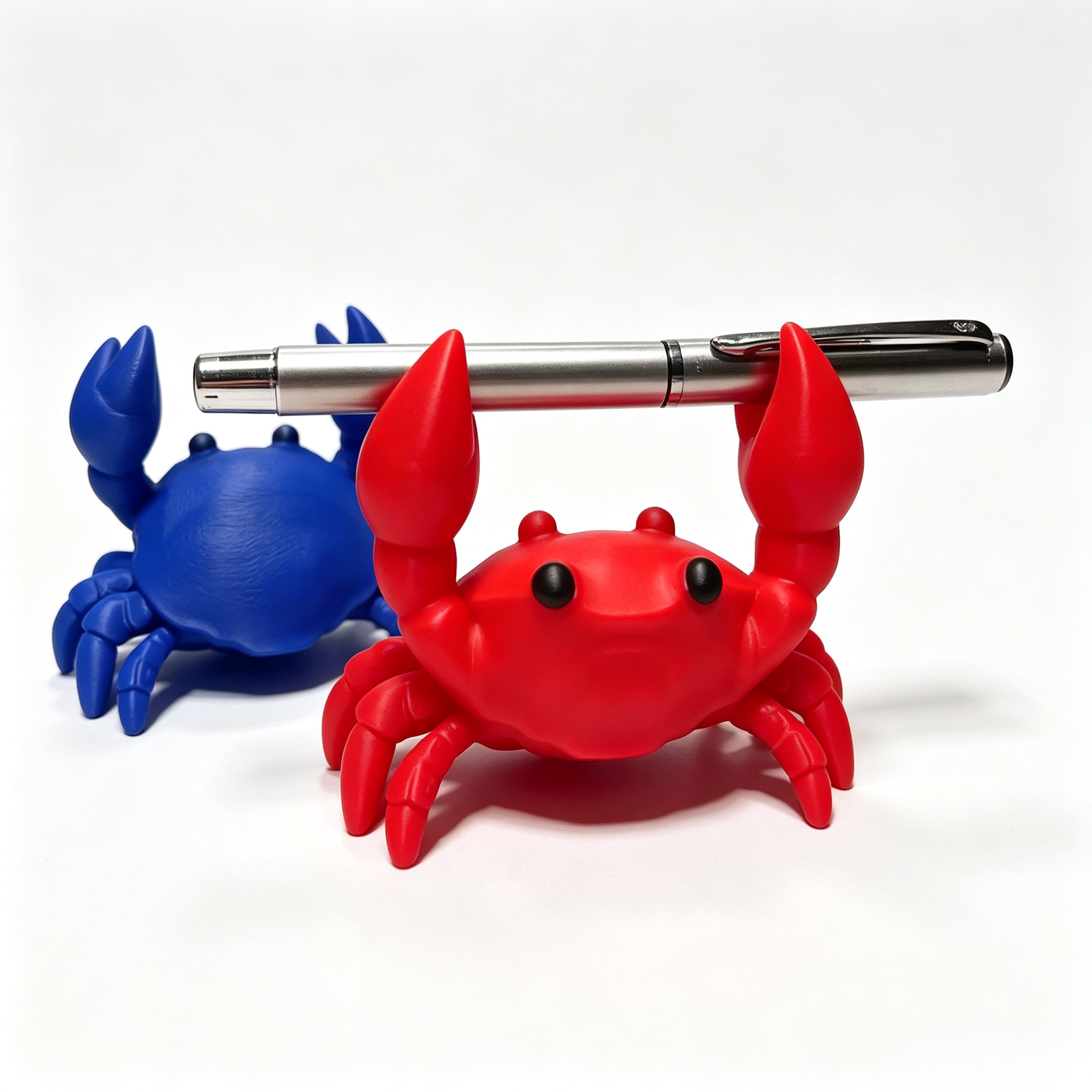 Cartoon 3d Printing Service Officeworks Crab Shaped Multi Color Pen Holder Organizer