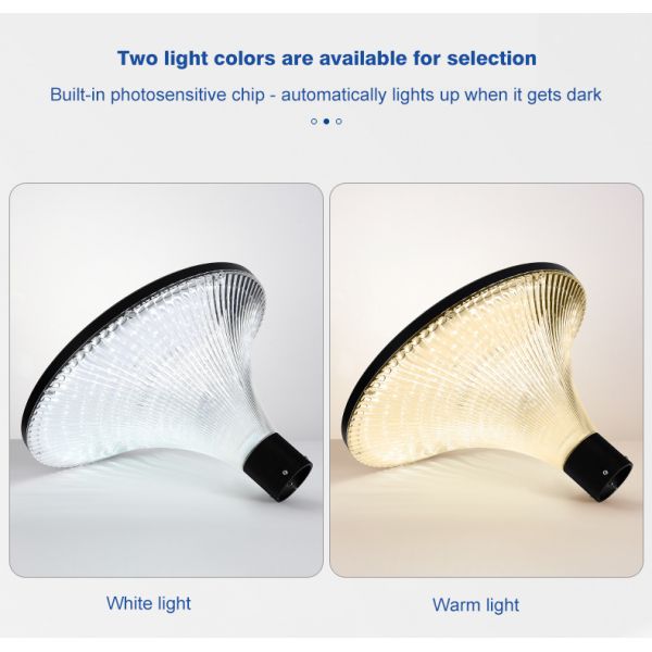 Garden Lamp With Remote Control Dimmable Brightness Feature
